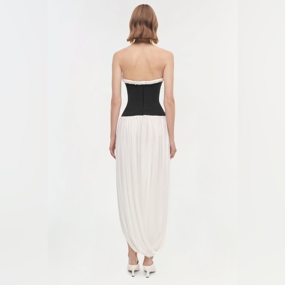 SIMKHAI Augusta asymmetric bustier dress - Picture 6 of 12